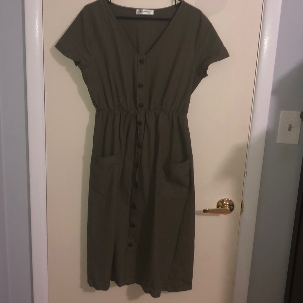 Hunter green dress